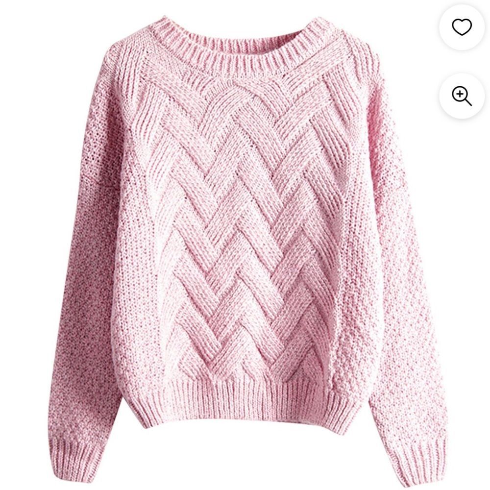 BIZIZA Sweaters Pullovers Casual Crew Neck Sweatshirt Knit size small - Picture 1 of 5